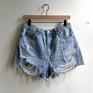 Distressed Mom Shorts